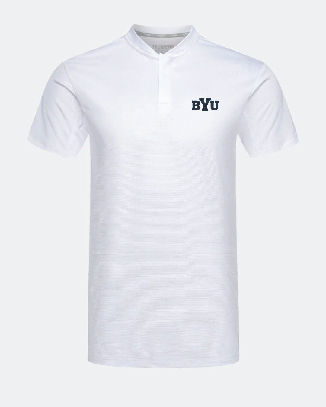 BYU Pinnacle 2.0 White Polo