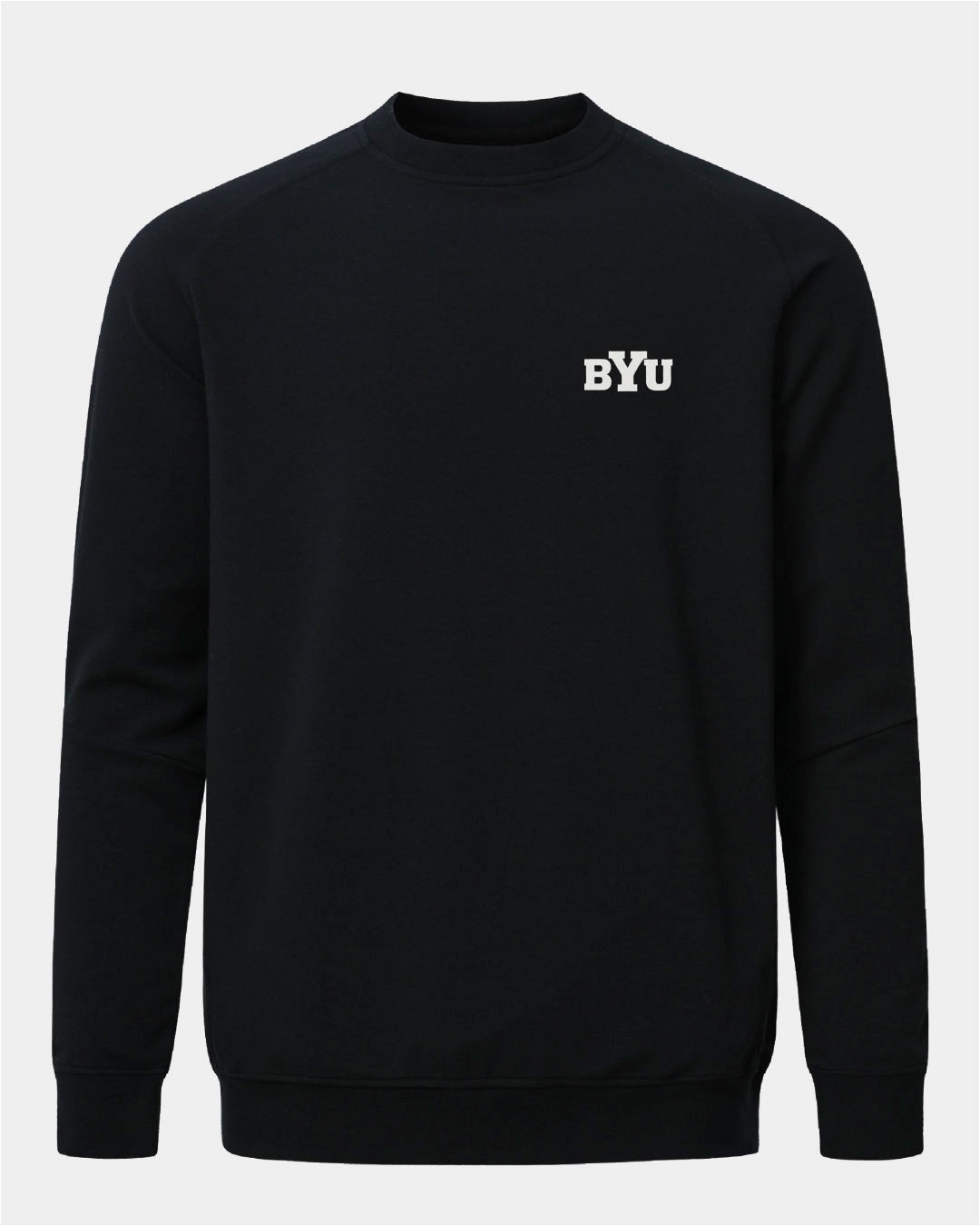 BYU Meridian Black Crewneck