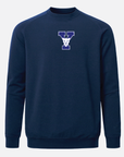 BYU Meridian Heather Navy Crewneck