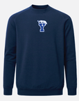 BYU Meridian Heather Navy Crewneck