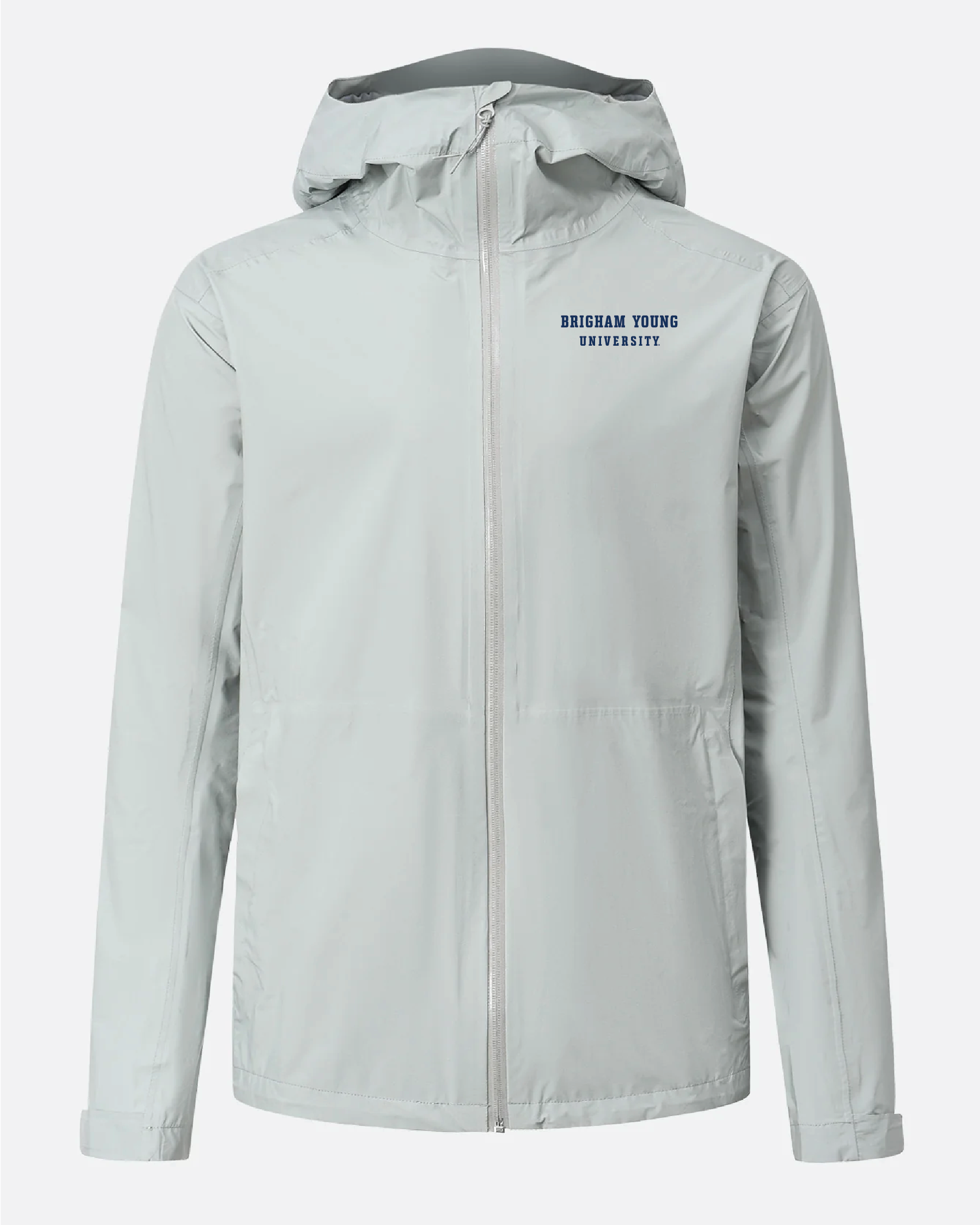 BYU Voyage Rain Jacket Light Grey