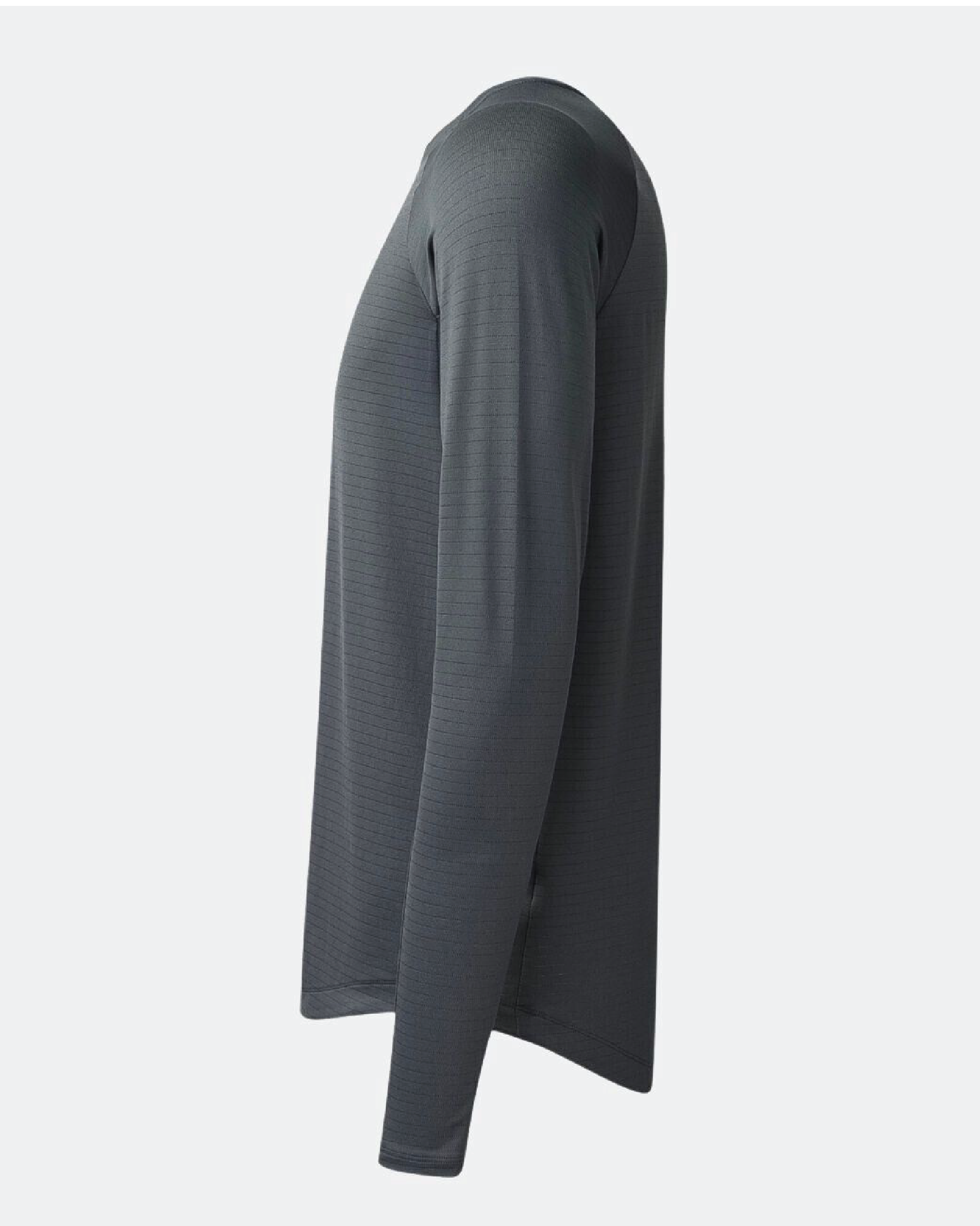 Cardinal Long Sleeve Charcoal Workout Shirt - Cardinal