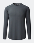 Cardinal Long Sleeve Charcoal Workout Shirt - Cardinal