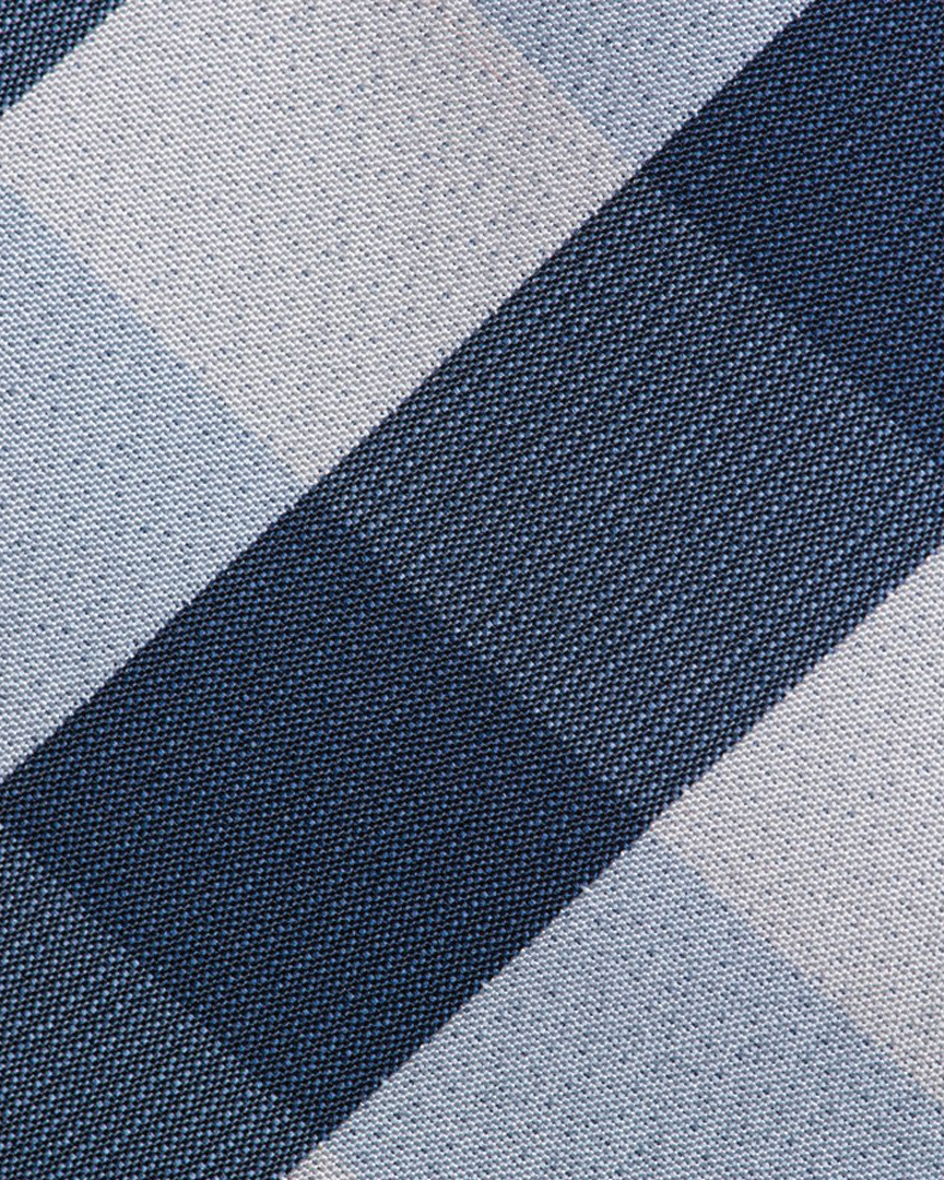 Immortal Navy Light Blue Checkered Dress Tie - Navy
