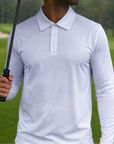 Crest 2.0 Polo Light Grey Long Sleeve