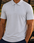Crest 2.0 Polo Light Grey