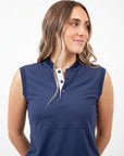 Crown Womens Sleeveless Blade Polo