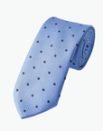 Immortal Powder Blue Polka-dot Tie - Blue