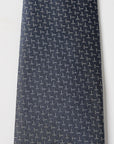 Elite Silk Tie T Pattern Dark Blue - Blue