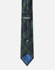 Immortal Green & Navy Plaid Tie - Green &