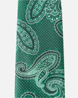 Immortal Paisley Tie Green - Green