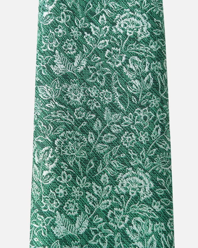 Immortal Floral Tie Green - Green