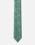 Immortal Floral Tie Green - Green
