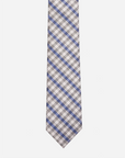 Immortal Royal Blue & Grey Checkered Dress Tie