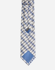Immortal Royal Blue & Grey Checkered Dress Tie