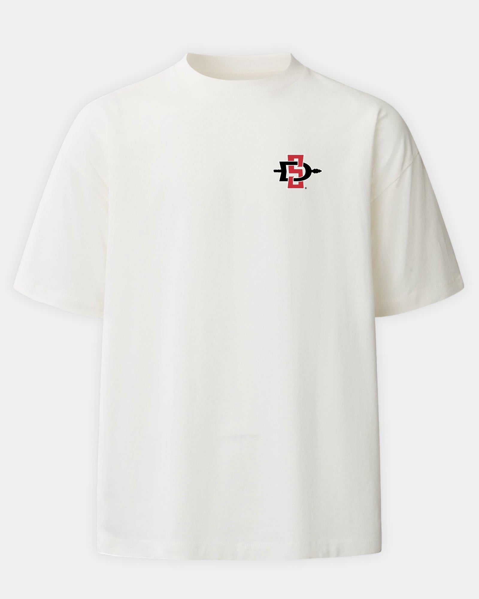 SDSU Slam Dunk Faze Heavyweight Tee Off White