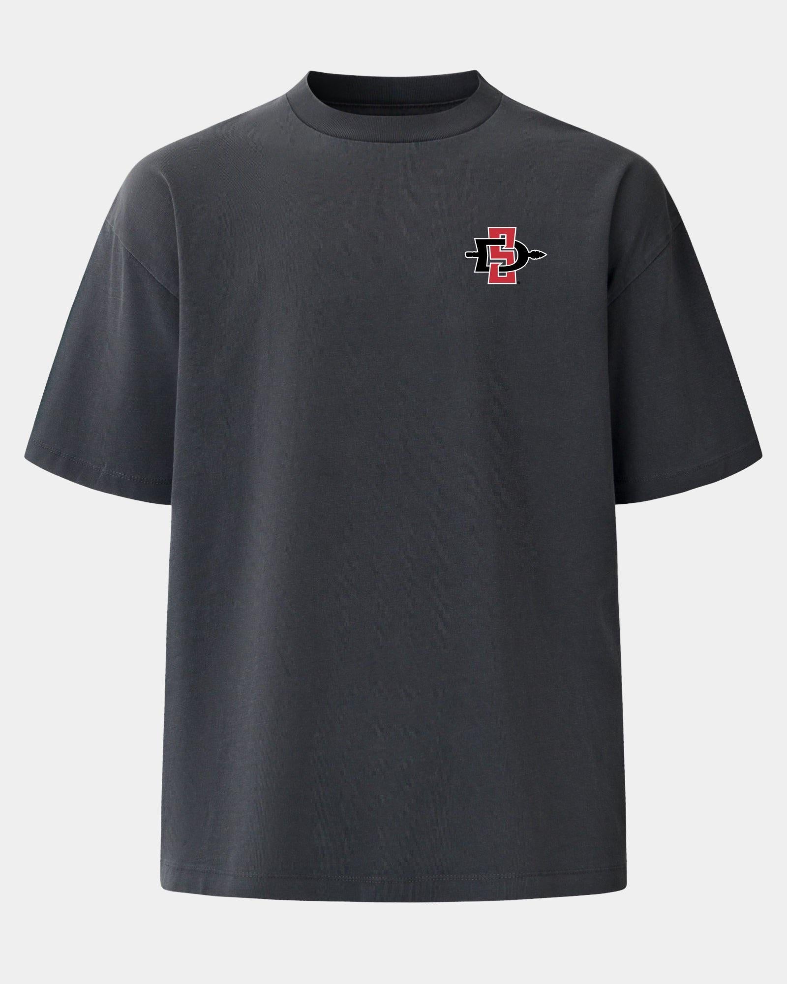 SDSU Slam Dunk Faze Heavyweight Tee Charcoal