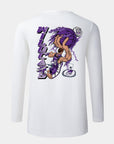 Weber State University Slam Dunk Spectacle 2.0 Pure White Long Sleeve