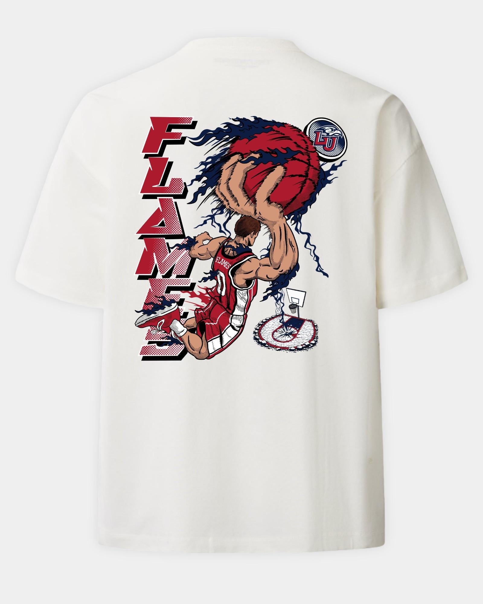 Liberty Slam Dunk Faze Heavyweight Tee Off White