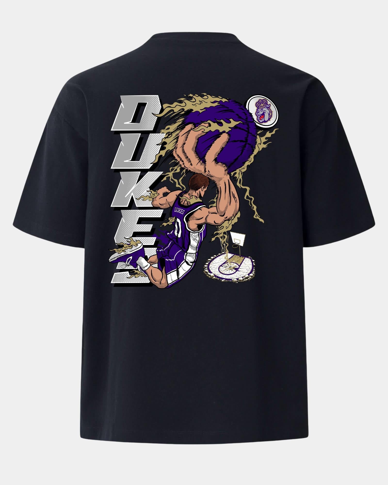 James Madison Slam Dunk Faze Heavyweight Tee Black