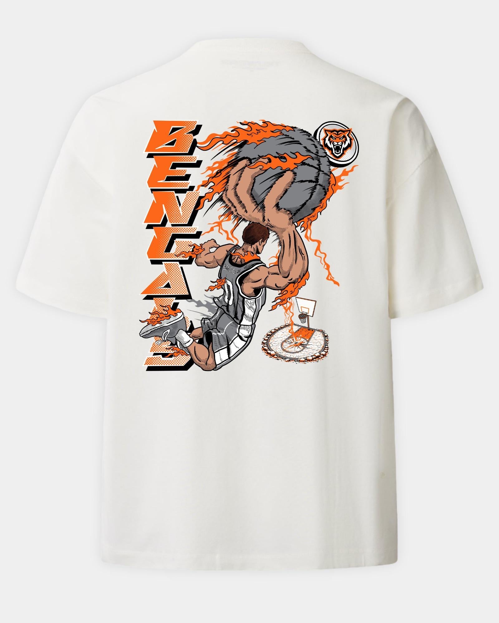 Idaho State Slam Dunk Faze Heavyweight Tee Off White