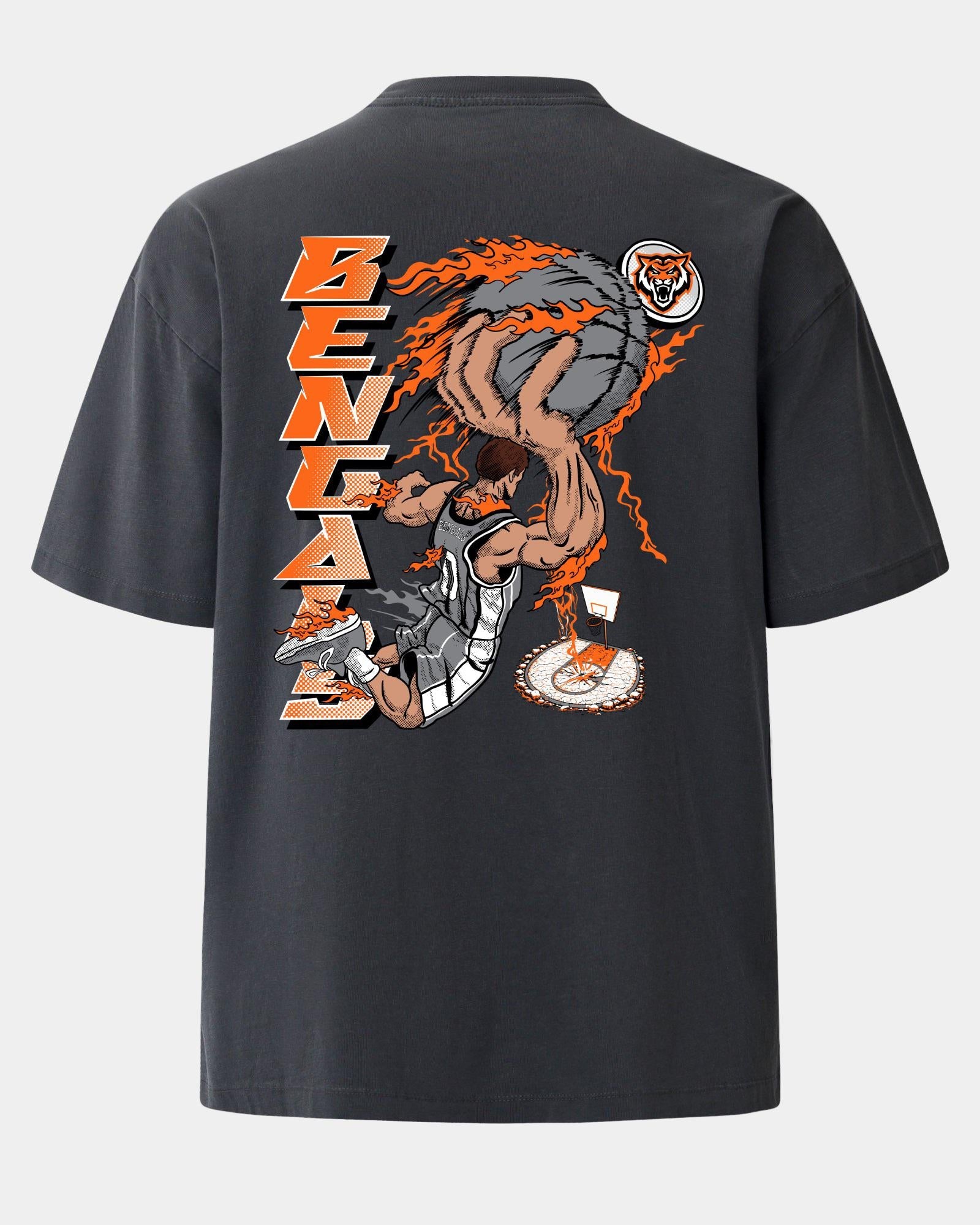 Idaho State Slam Dunk Faze Heavyweight Tee Charcoal