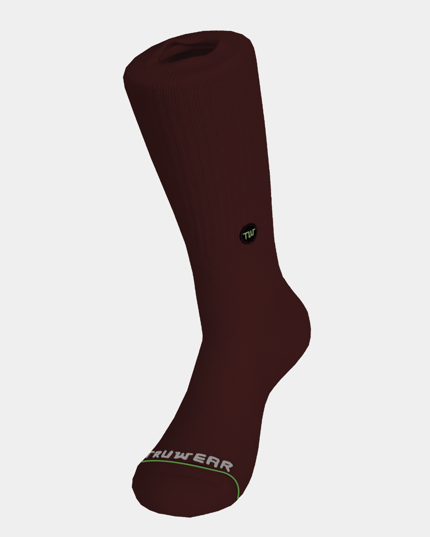 Paramount Wine Dress Socks - Wine