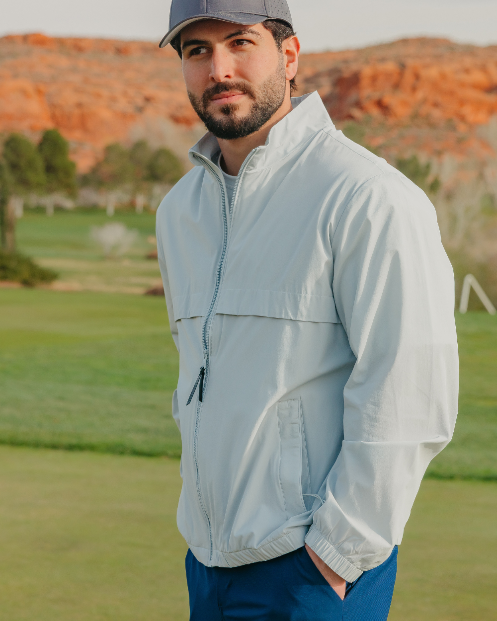 Drive Performance Jacket Light Grey - Grey