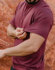 Crown Blade Polo Dark Cherry 2