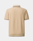Vanguard Zip Polo Tan