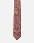 Immortal Paisley Tie Terracotta