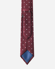 Immortal Maroon Polka-dot Tie - Maroon