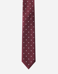 Immortal Maroon Polka-dot Tie - Maroon