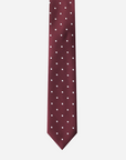 Immortal Maroon Polka-dot Tie