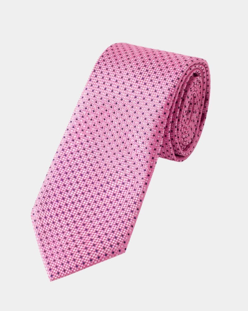 Multi-Dot Tie Pink - Pink
