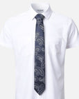 Immortal Paisley Tie Navy - Navy