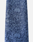 Immortal Floral Tie Navy - Navy
