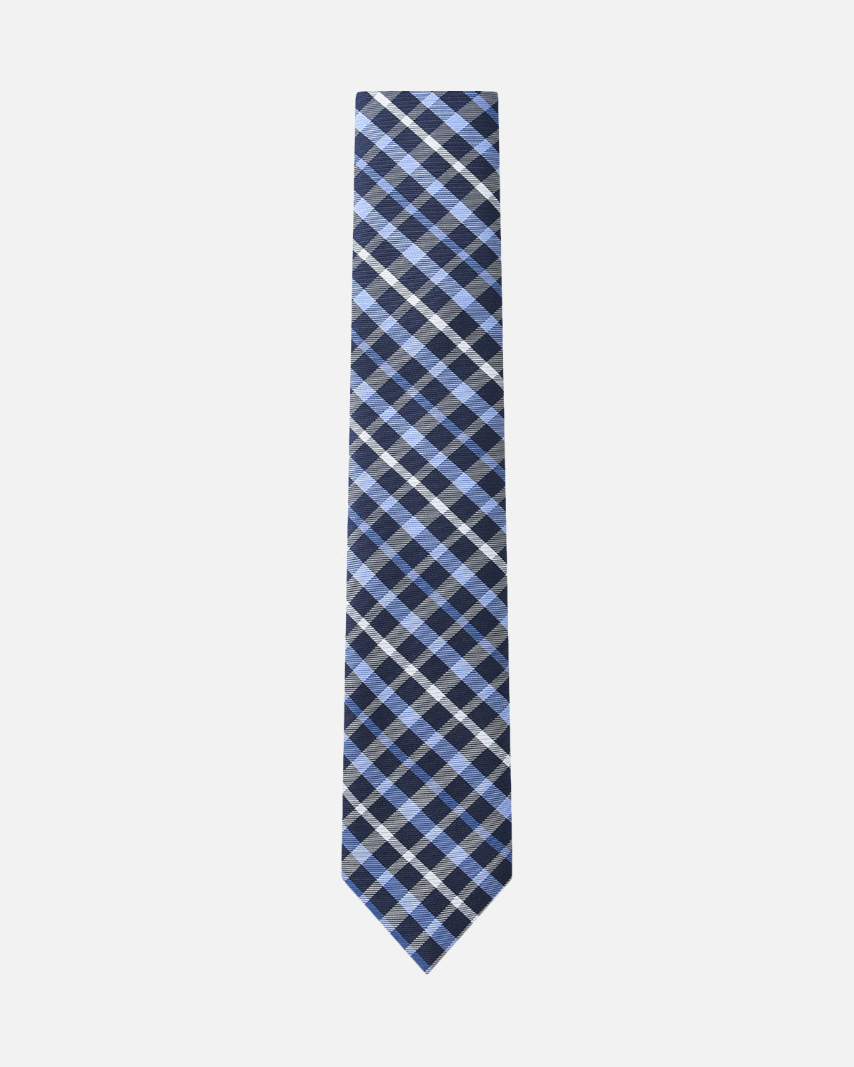 Immortal Powder Blue &amp; Navy Stripe Tie