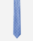 Immortal Powder Blue Polka-dot Tie - Blue