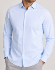 Phenom Professional Light Blue Dress Shirt - Blue
