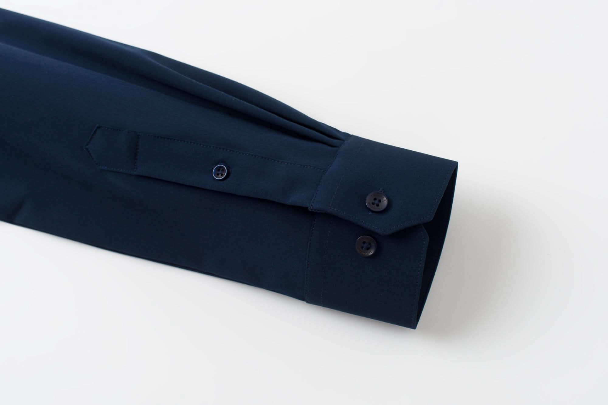 Phenom Professional Long Sleeve True Navy Dress Shirt - Navy