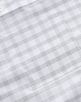 Phenom Classic Grey Tartan Short Sleeve Dress Shirt