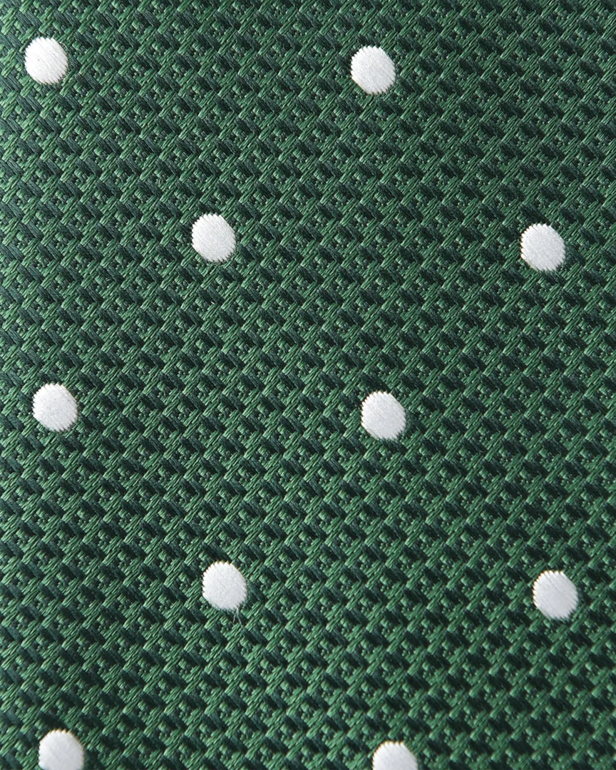 Immortal Green Polka Dot Tie - Green