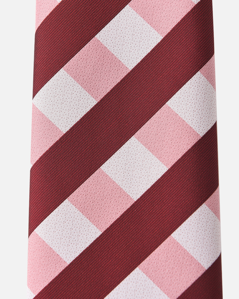 Immortal Checkered Tie Red/Maroon