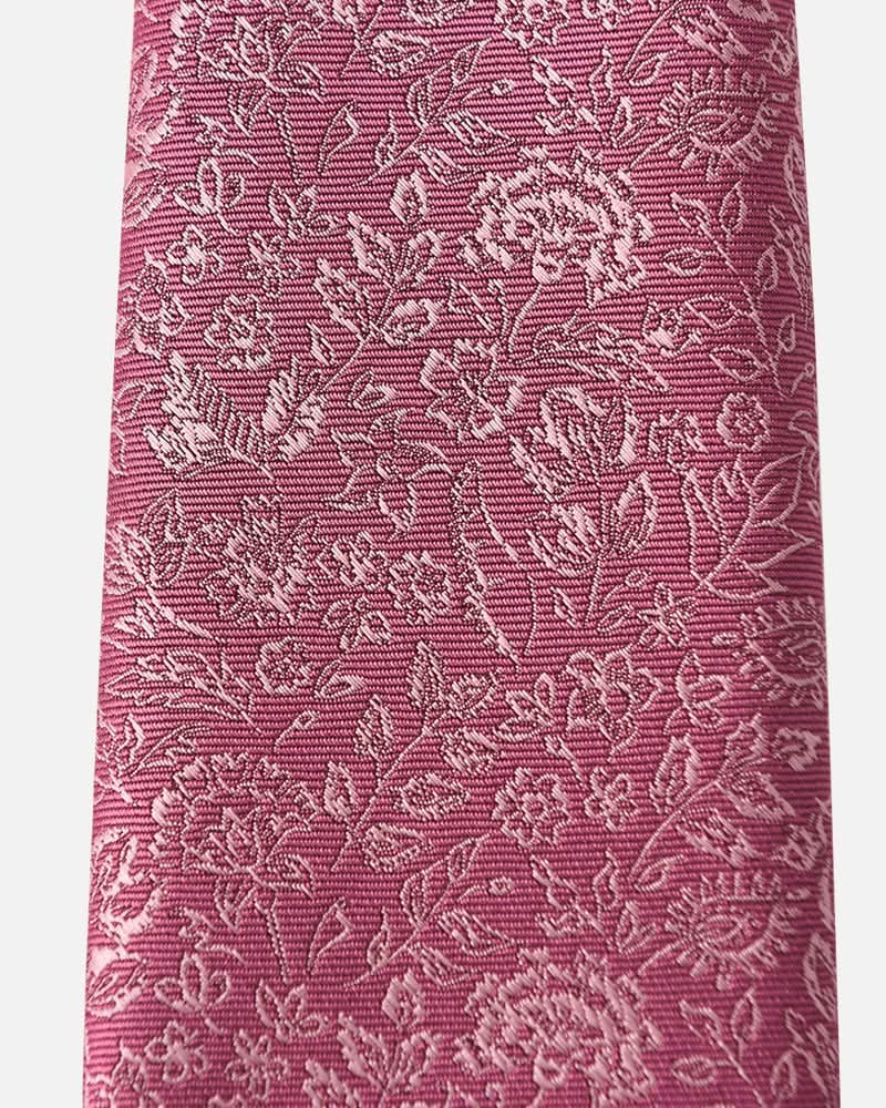 Immortal Floral Tie Mauve - Mauve