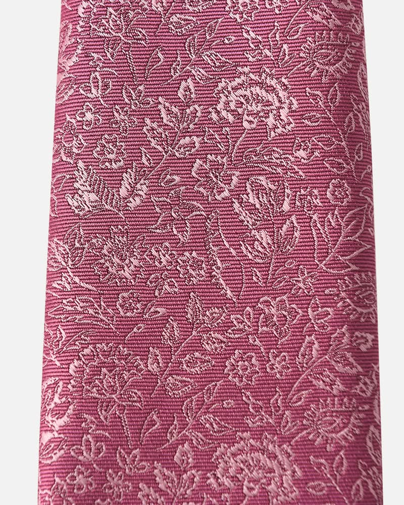 Immortal Floral Tie Mauve - Mauve