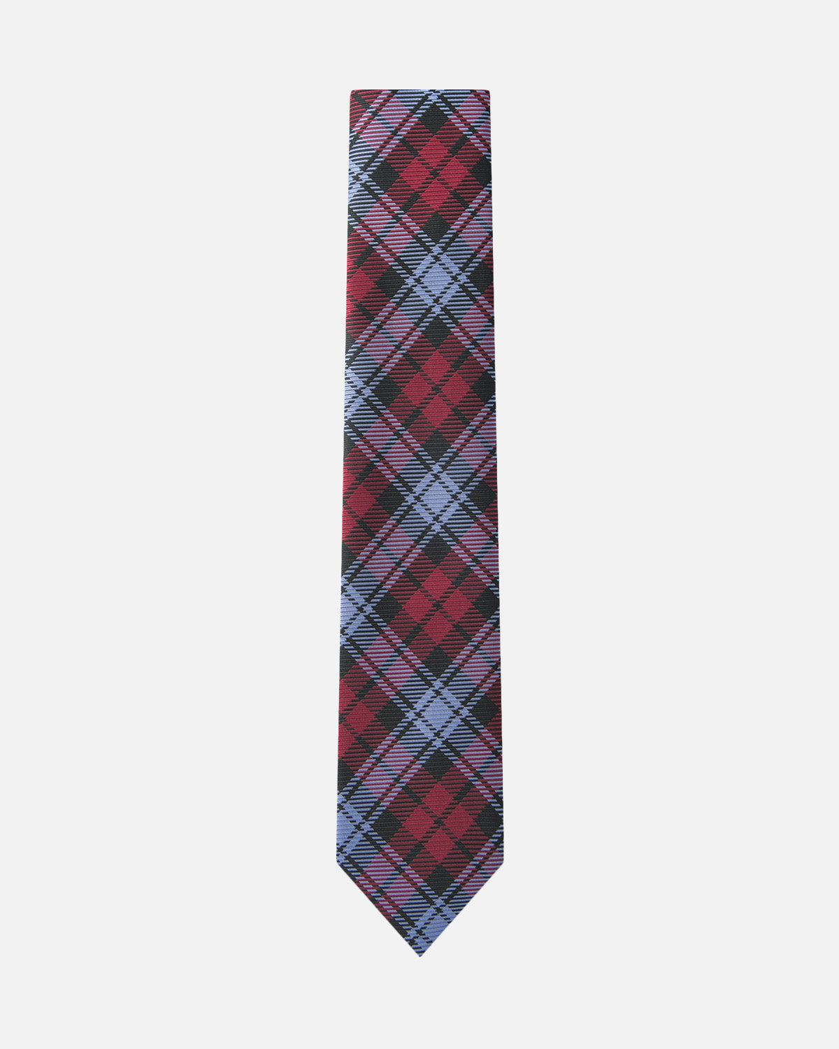 Immortal Blue Red &amp; Black Plaid Tie