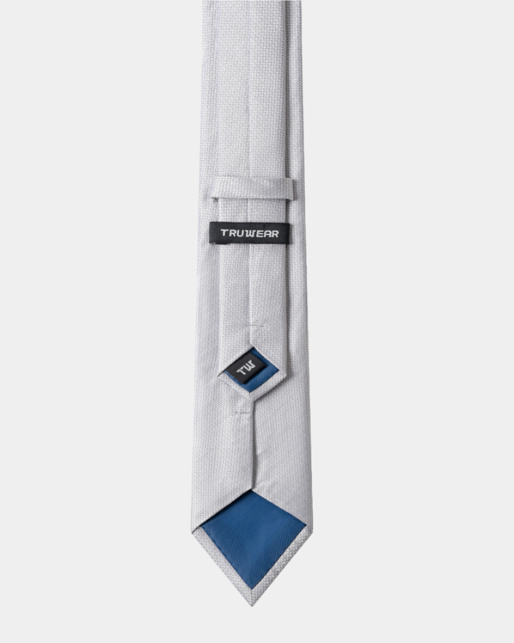 Elite Silk Tie Geometric Pattern Creme - Creme