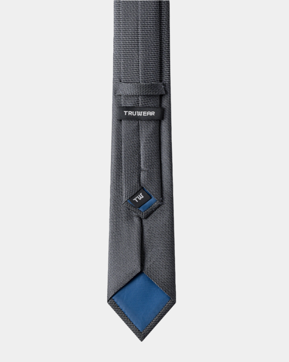 Elite Silk Tie Geometric Pattern Navy - Navy