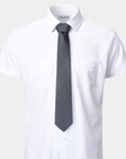 Elite Silk Tie Geometric Pattern Navy - Navy